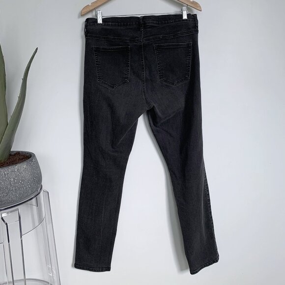 Gap Resolution Slim Straight Soft Black wash 33 Short jeans - Picture 6 of 11